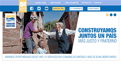 Desktop Screenshot of fundacioncristovive.cl